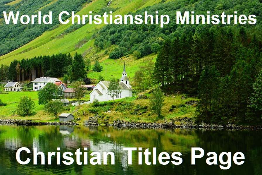 christian titles page